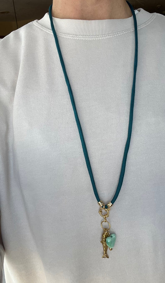 Cord necklace,multiple ways to wear #40