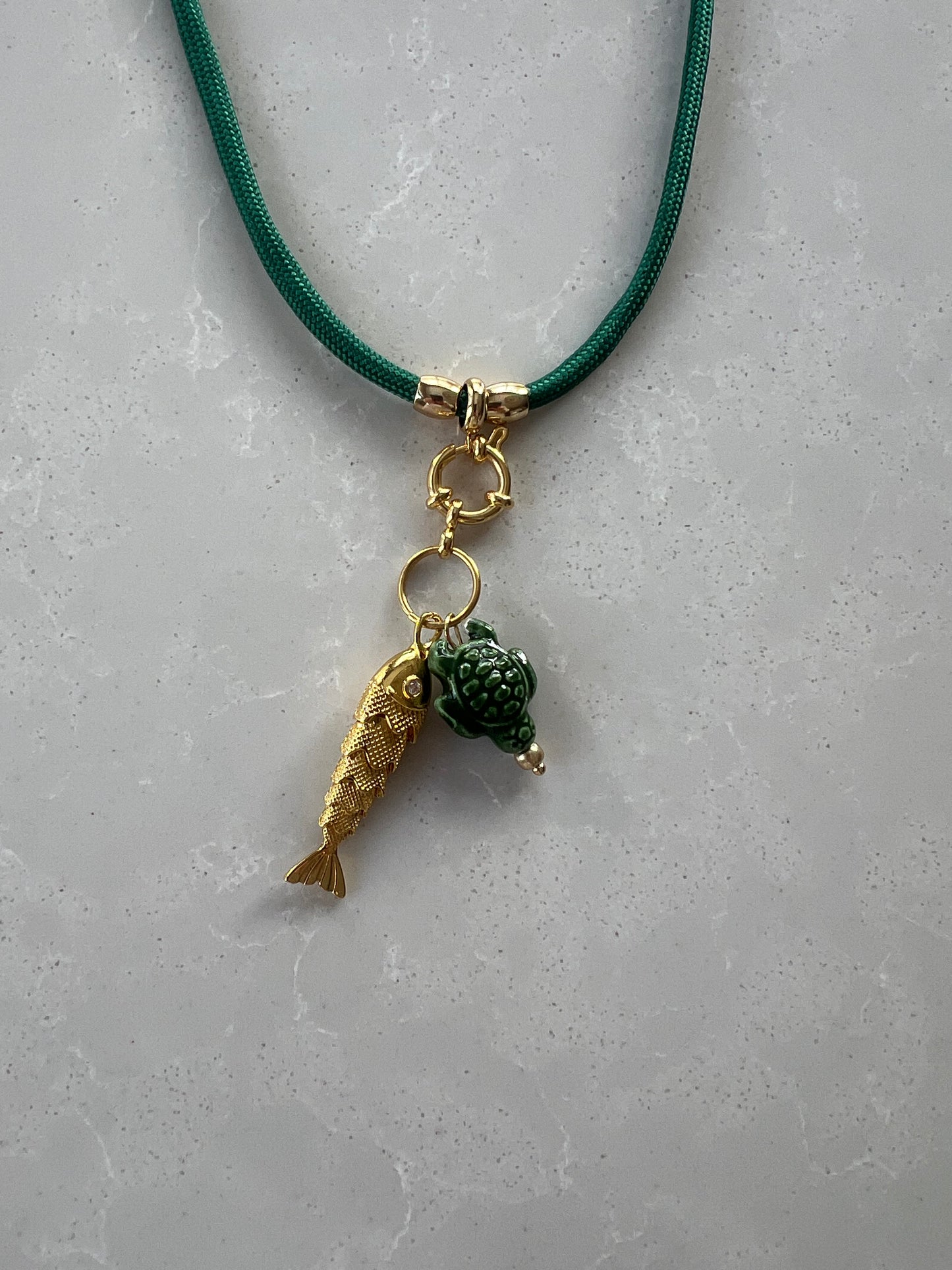 Cord necklace, multiple ways to wear #34