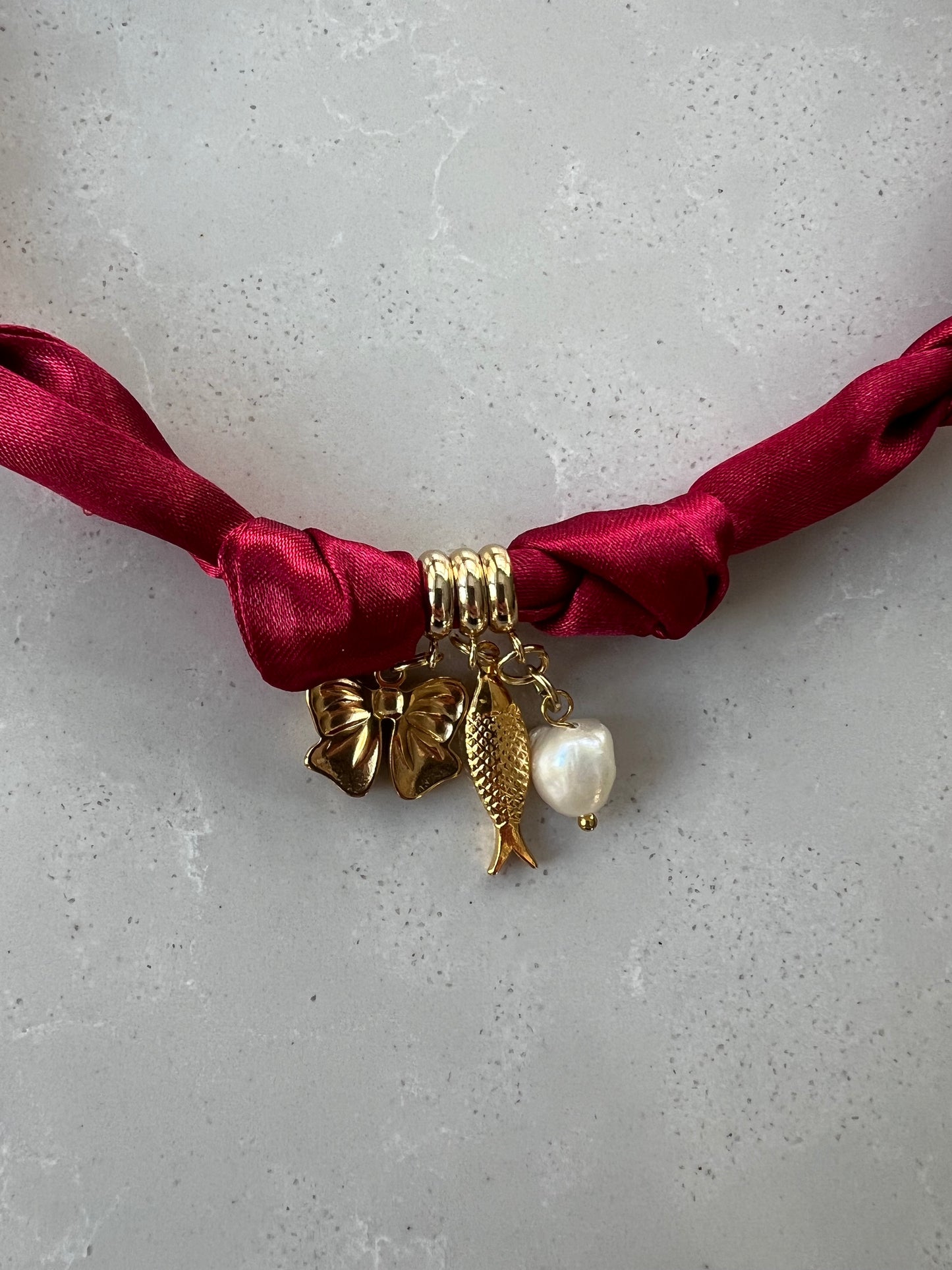 Scarf necklace #49 ( closure at the back)