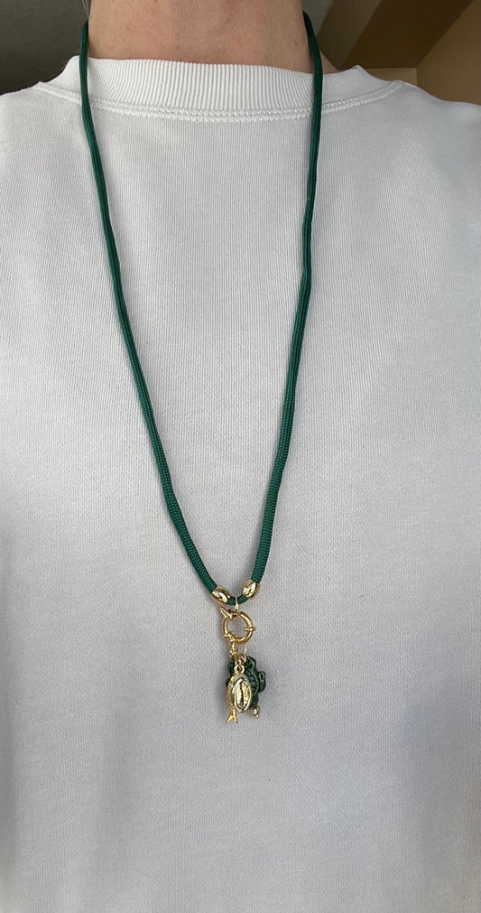 Cord necklace, multiple ways to wear #36