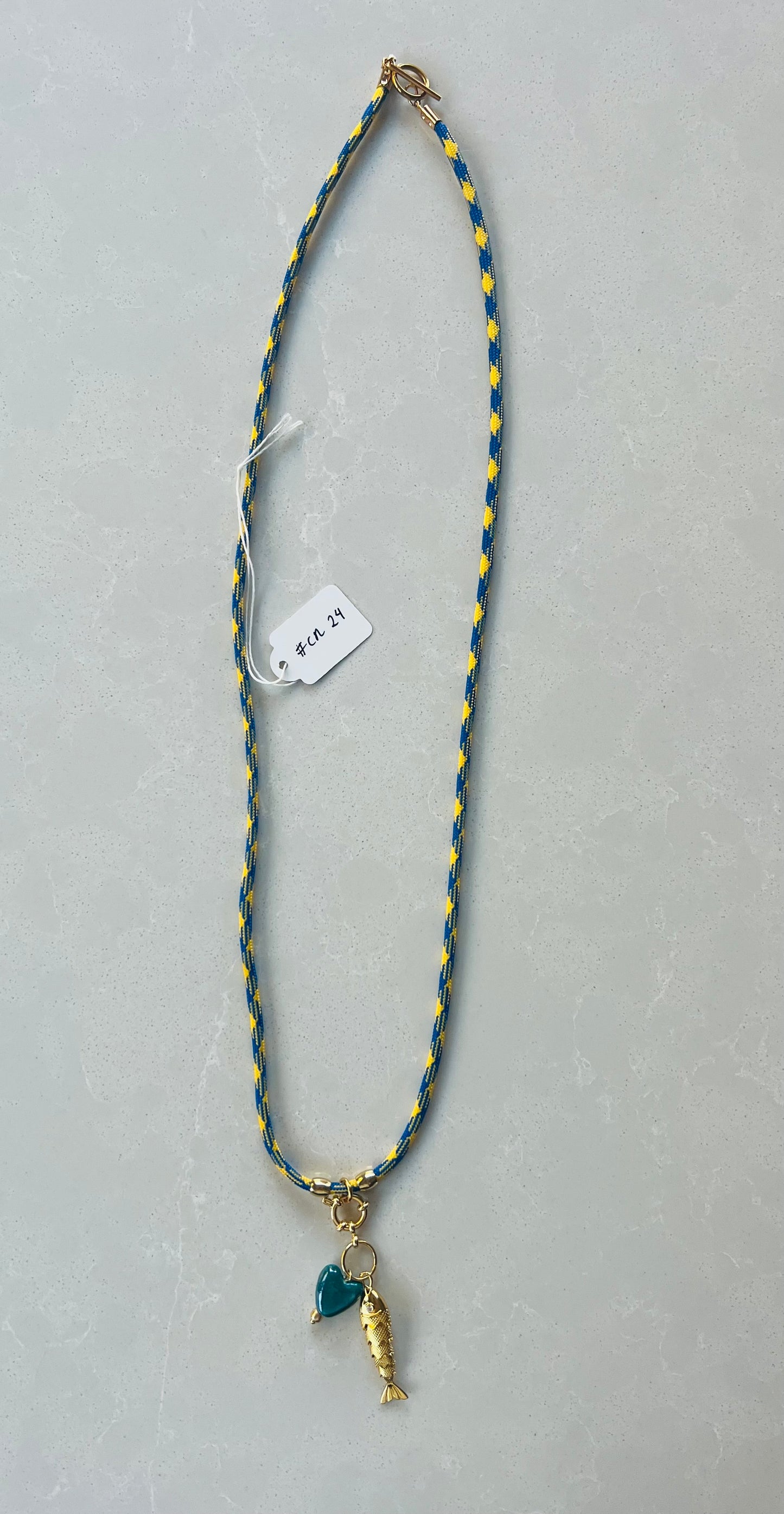 Cord Necklace, multiple ways to wear #24