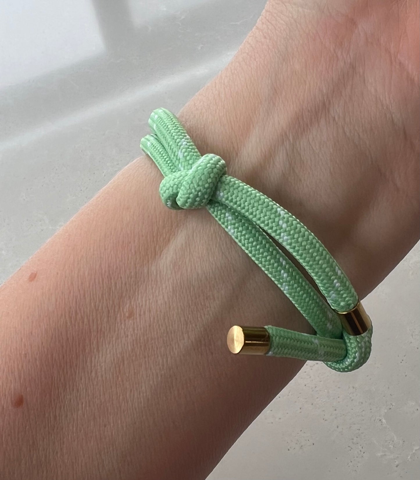 Cord bracelet with tortoise bean and heart #8