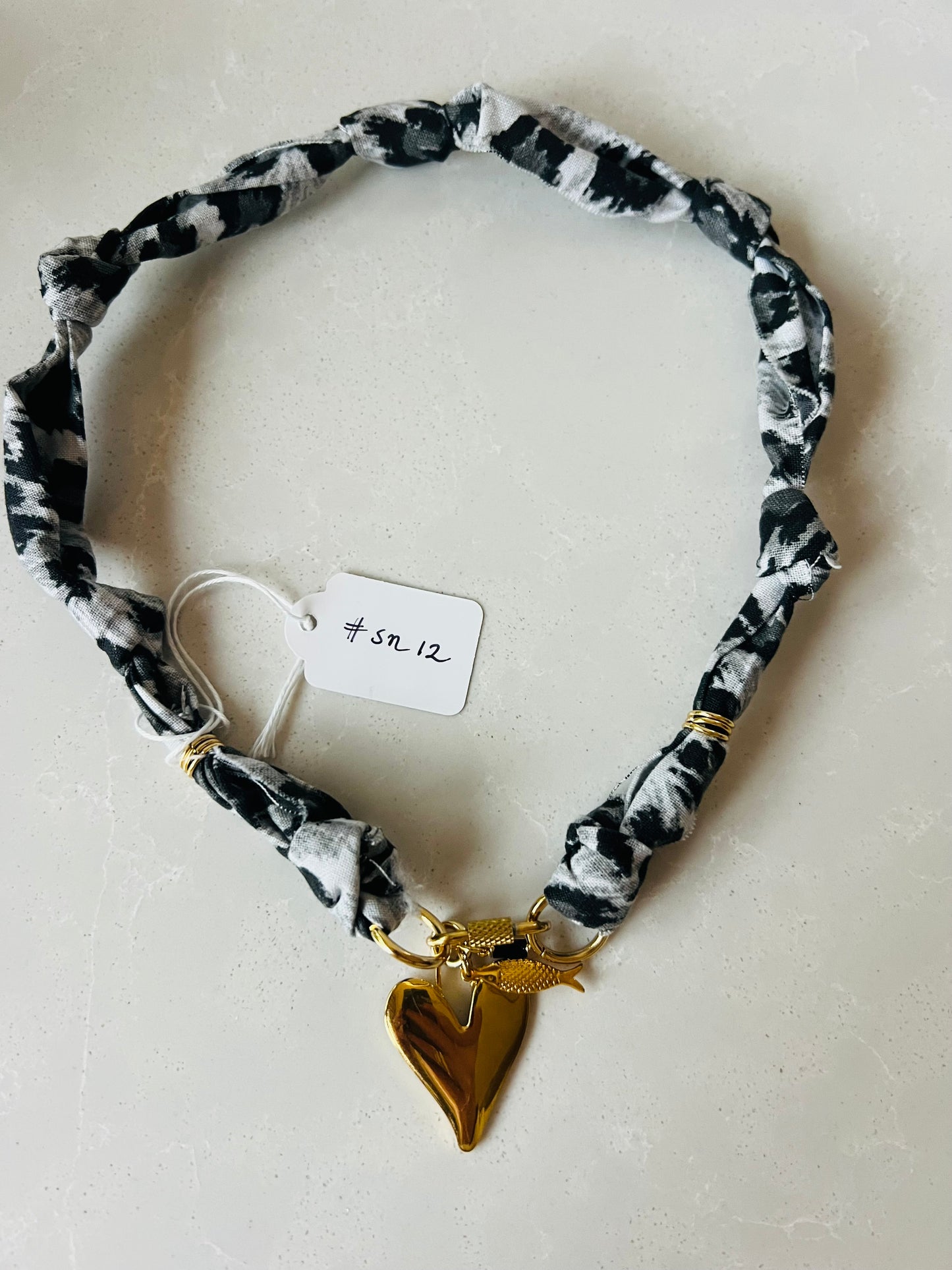 Scarf Necklace #12