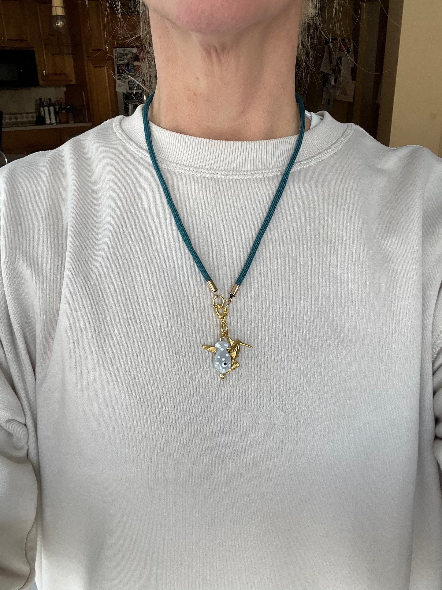 Short cord necklace #52