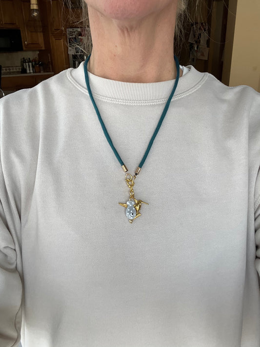 Short cord necklace #52