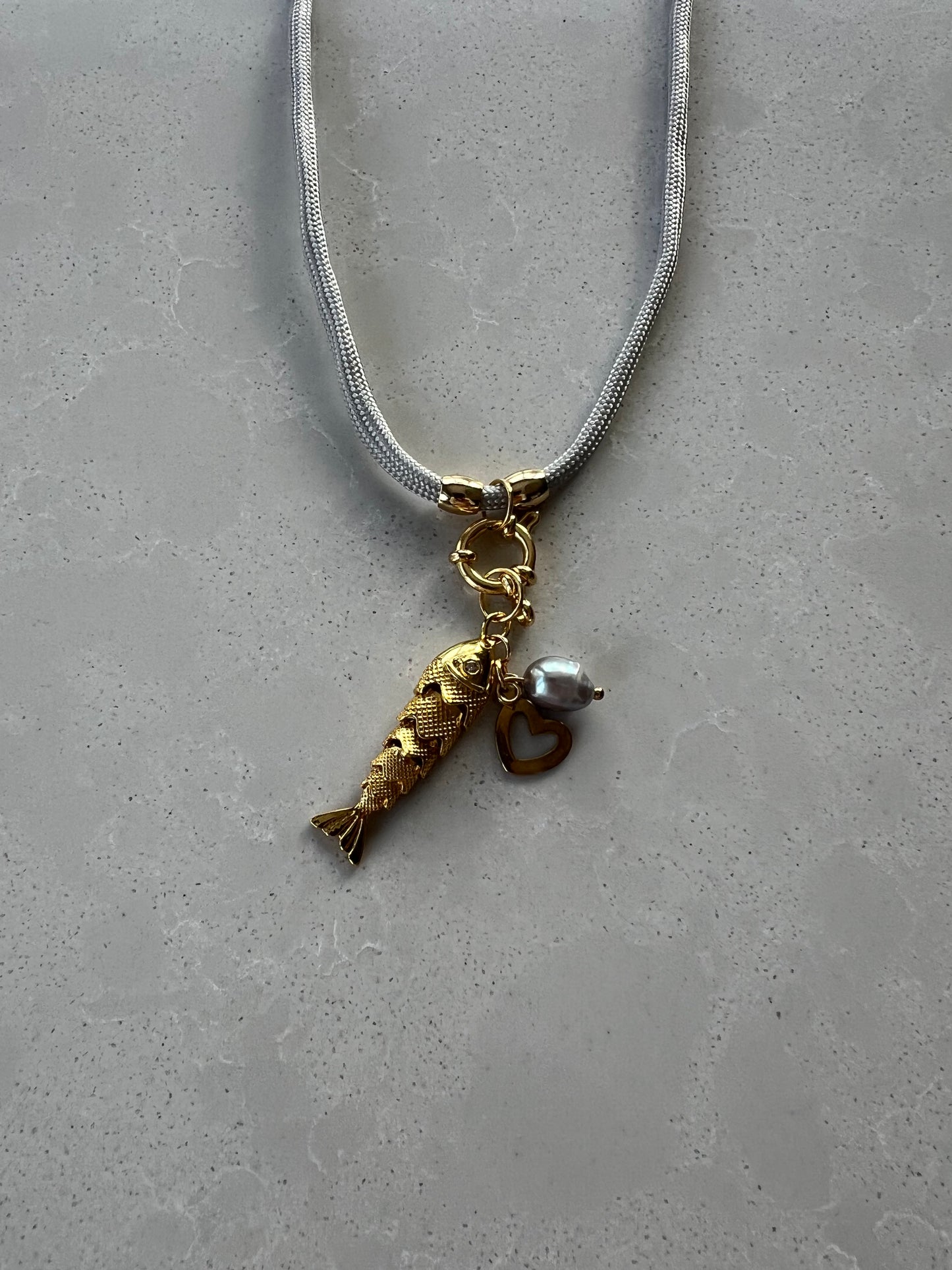 Cord necklace, multiple ways to wear #38