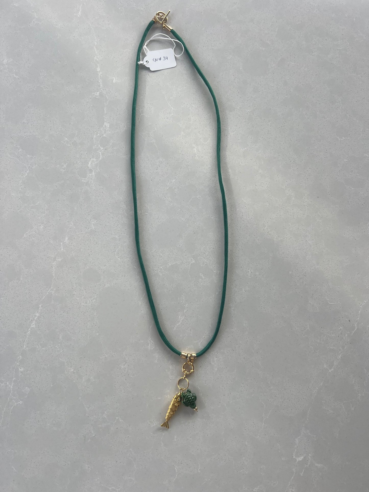 Cord necklace, multiple ways to wear #34