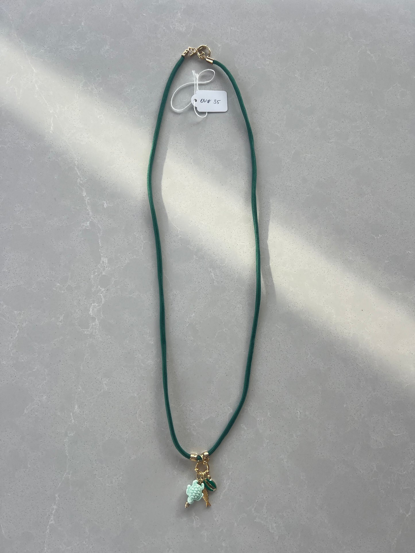 Cord necklace, multiple ways to wear #35