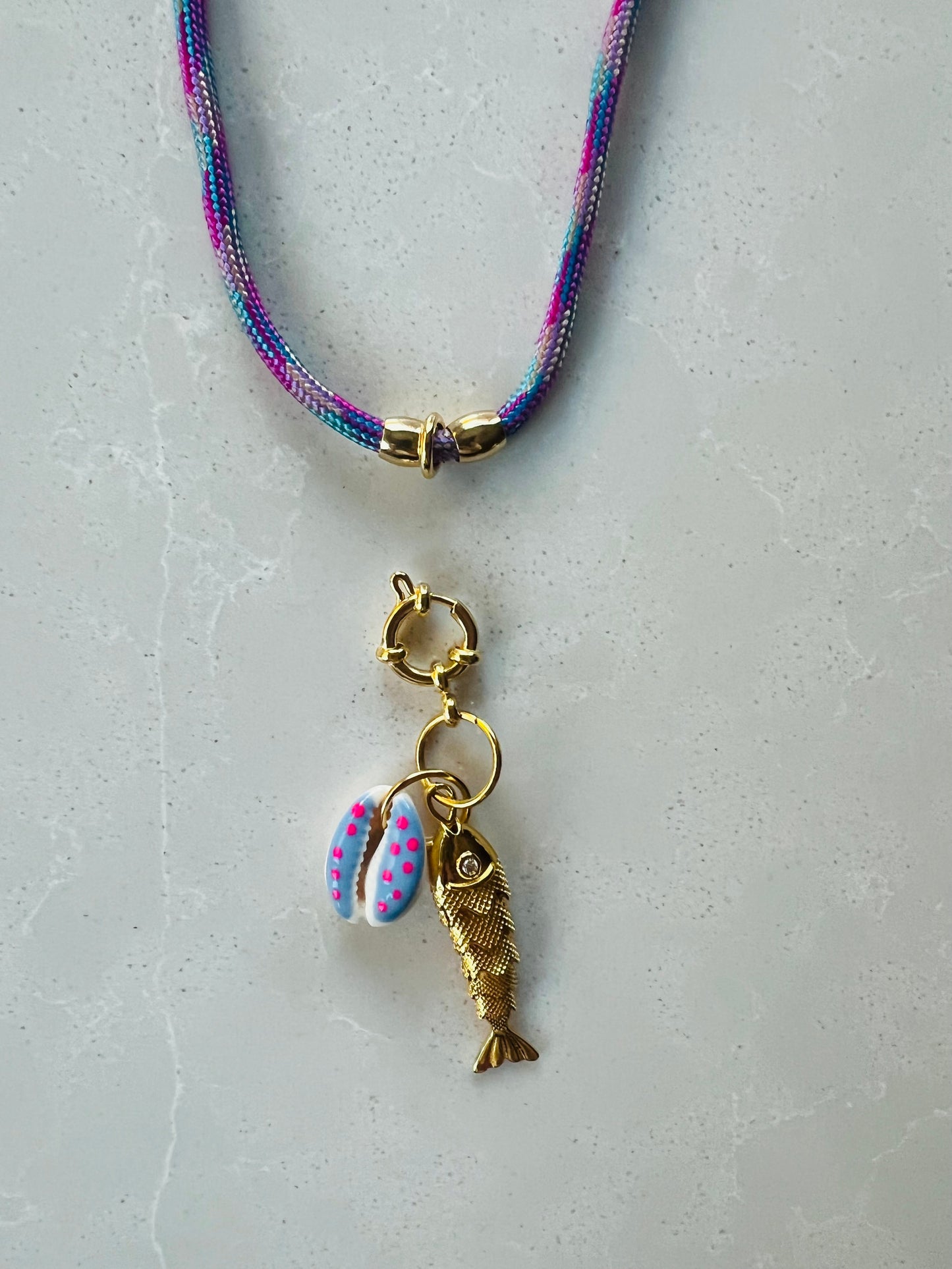 Cord Necklace, multiple ways to wear # 25