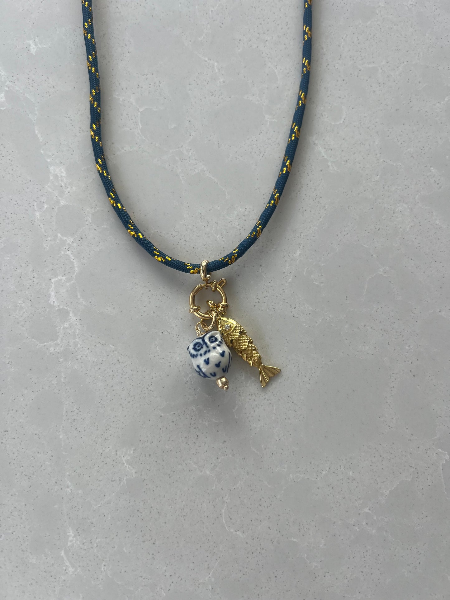 Cord necklace, multiple ways to wear #26