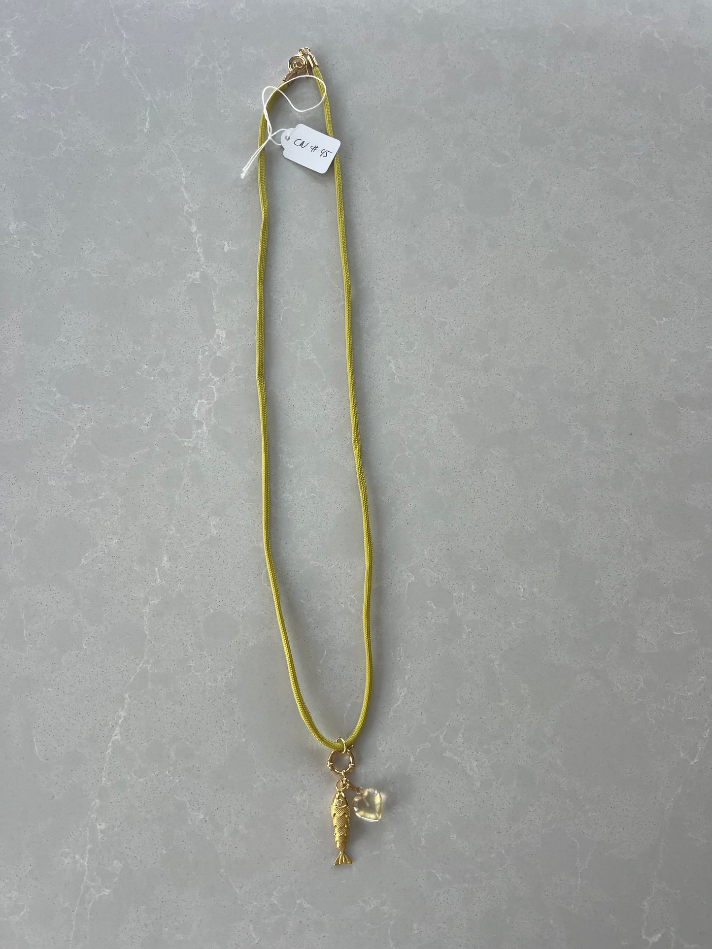 Cord necklace, multiple ways to wear #45